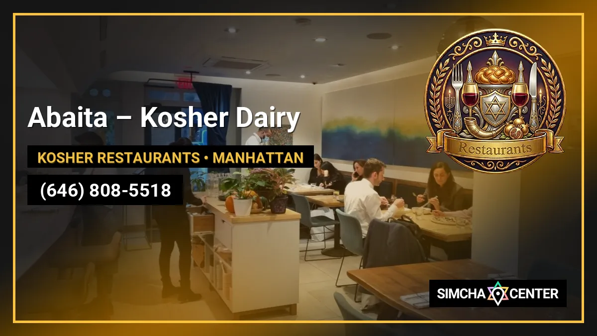 Abaita – Kosher Dairy — Kosher Restaurants