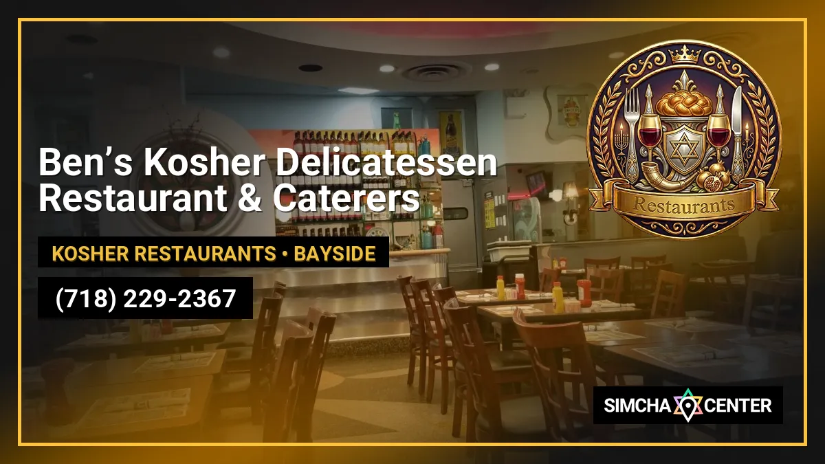Ben’s Kosher Delicatessen Restaurant & Caterers — Kosher Restaurants