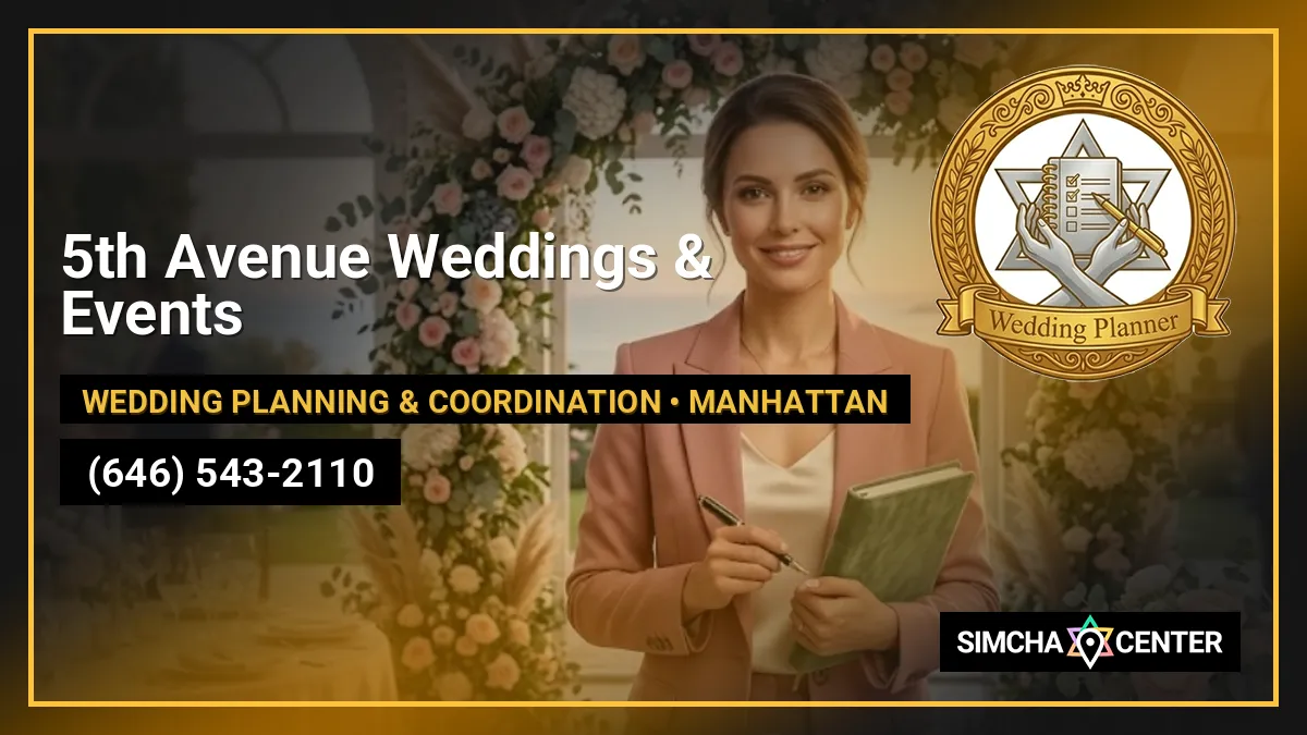 5th Avenue Weddings & Events — Wedding Planning & Coordination