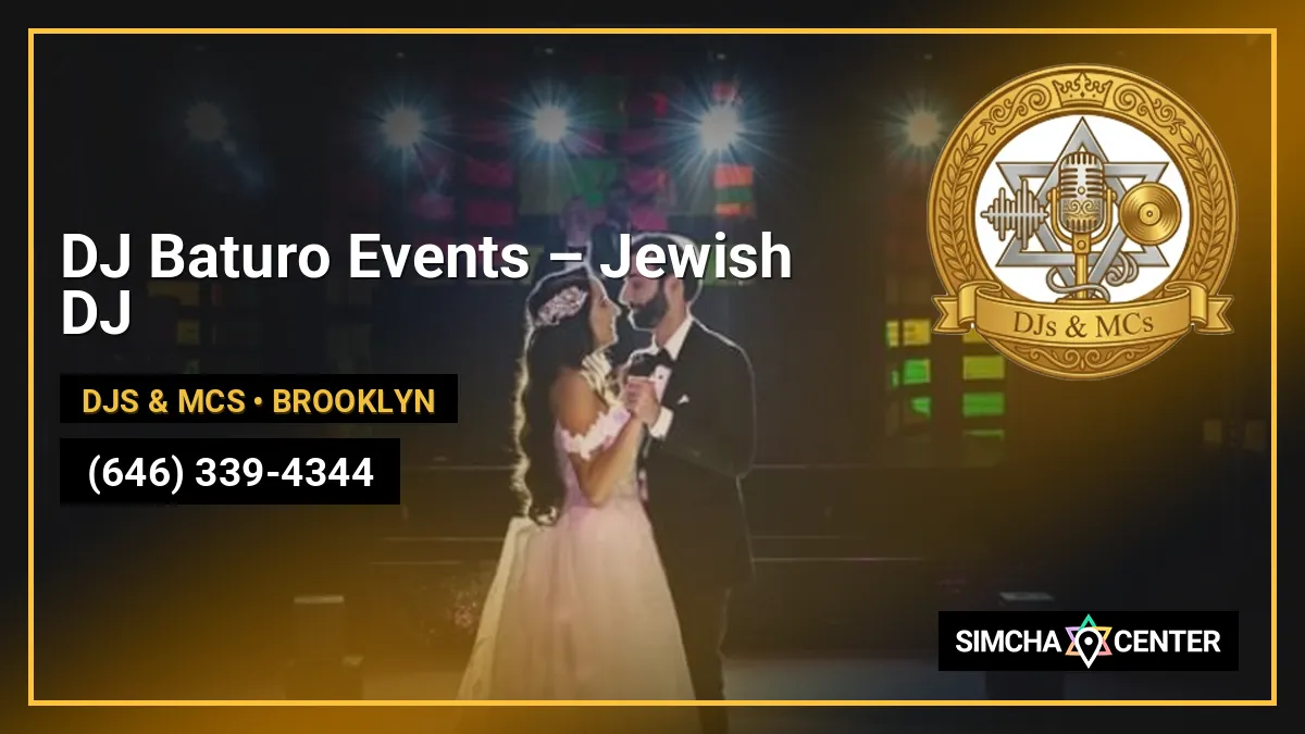 DJ Baturo Events – Jewish DJ — DJs & MCs