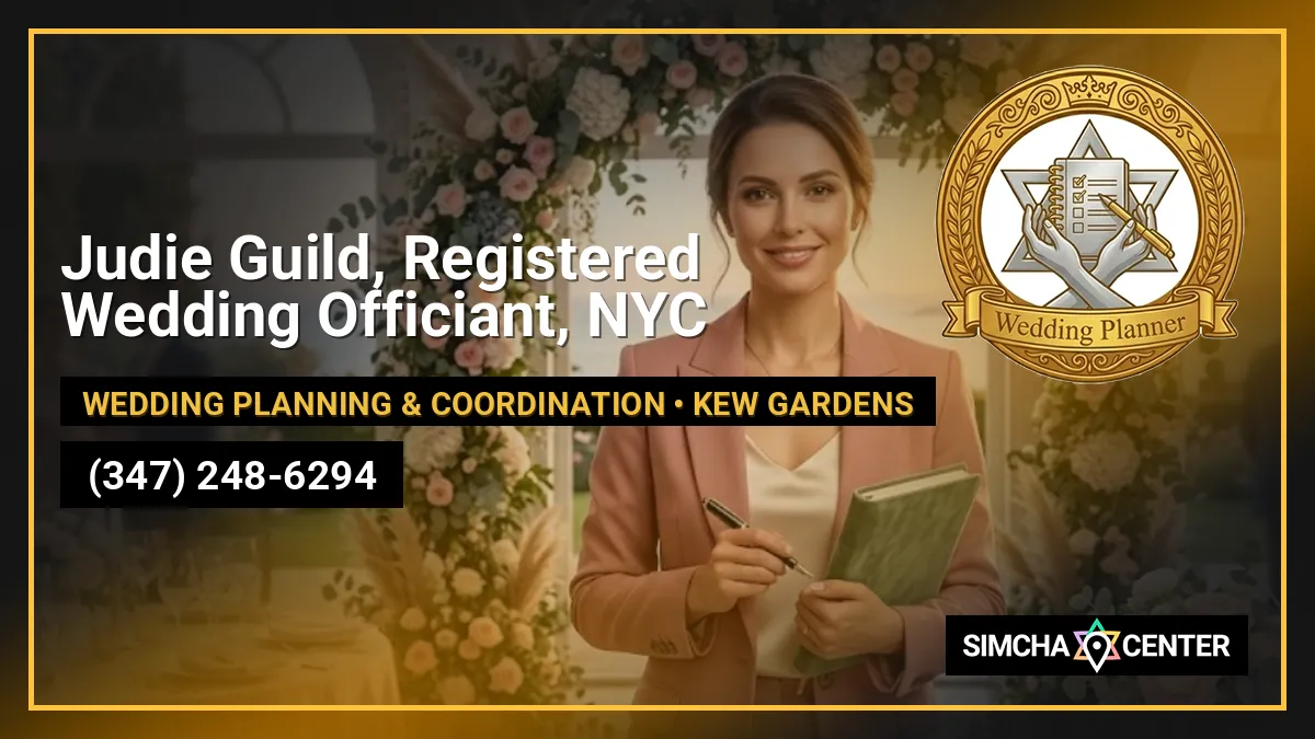 Judie Guild, Registered Wedding Officiant, NYC — Wedding Planning & Coordination