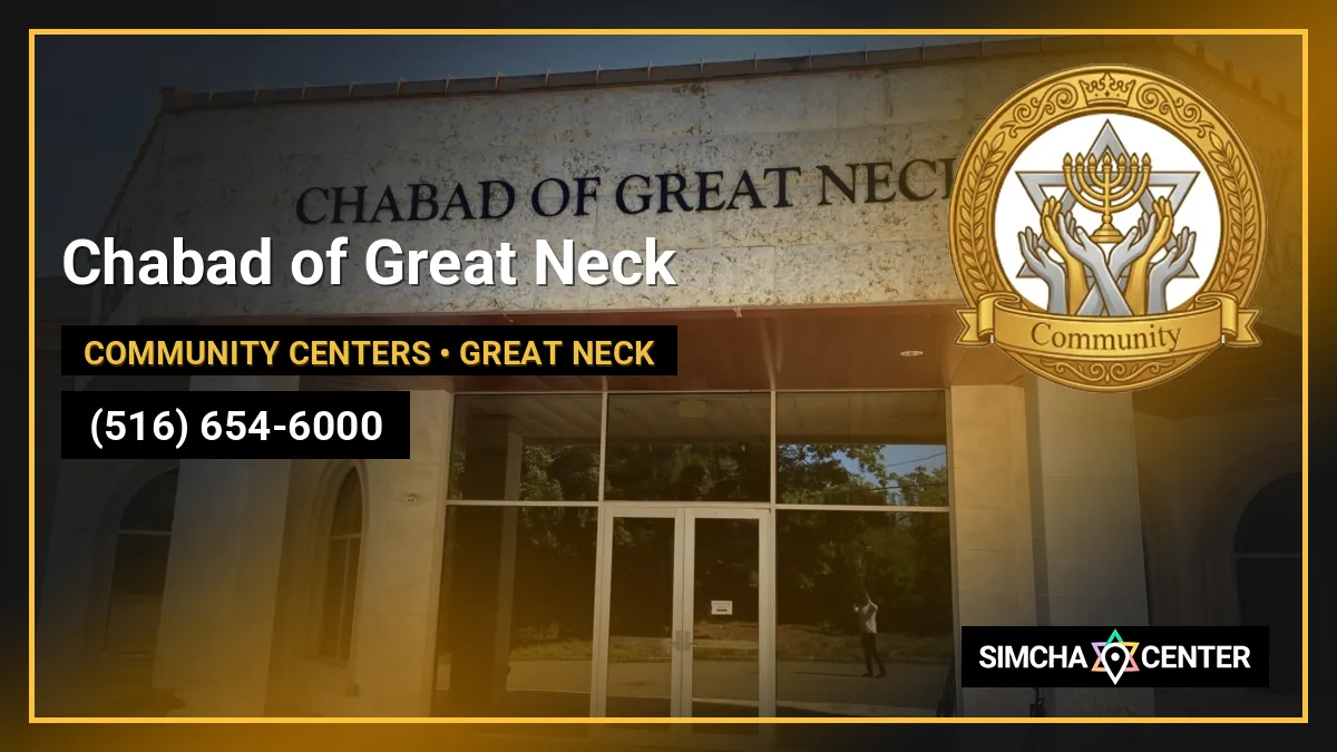 Chabad of Great Neck — Community Centers
