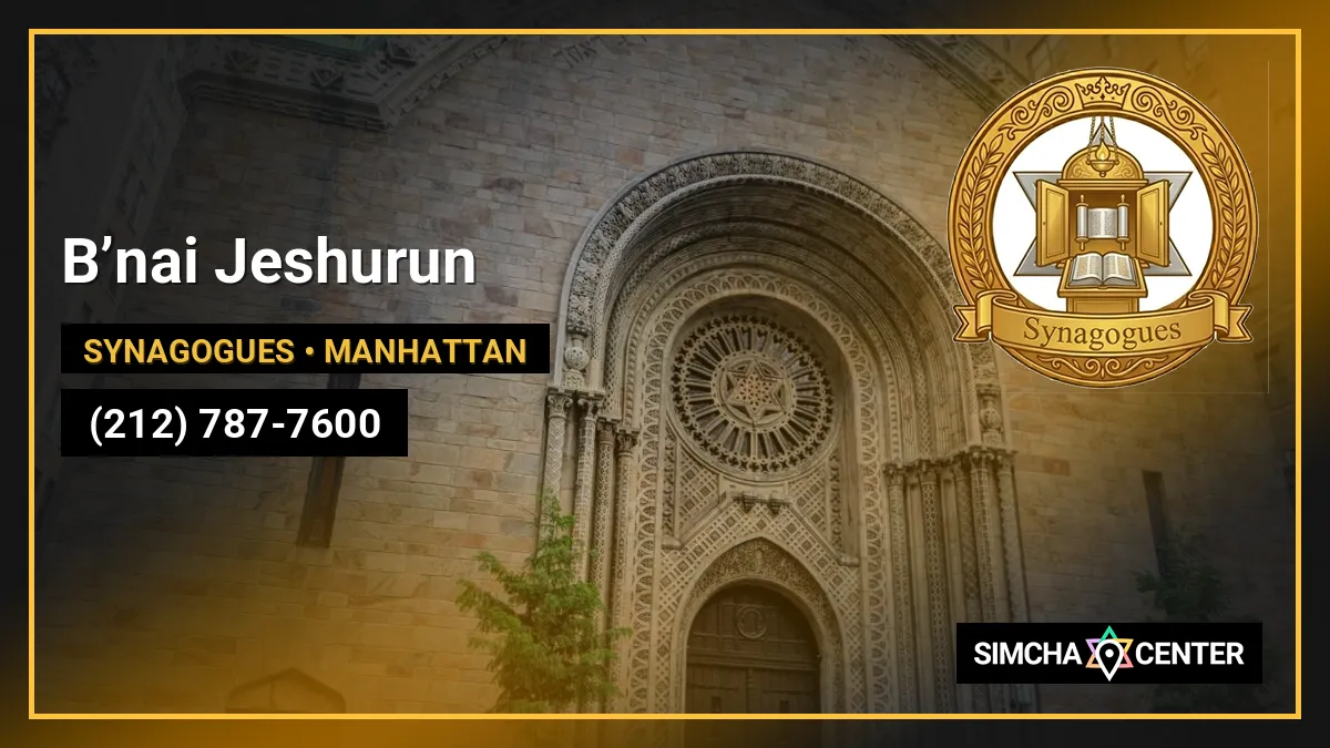 B’nai Jeshurun — Synagogues