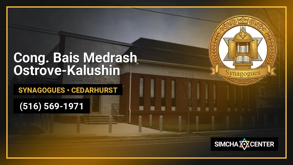 Cong. Bais Medrash Ostrove-Kalushin — Synagogues