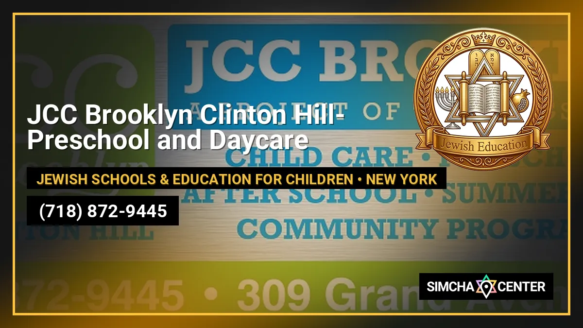 JCC Brooklyn Clinton Hill- Preschool and Daycare — Jewish Schools & Education for Children