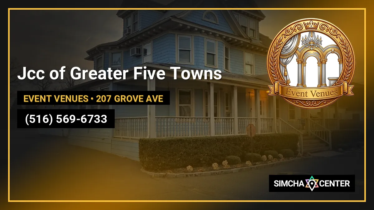 Jcc of Greater Five Towns — Event Venues
