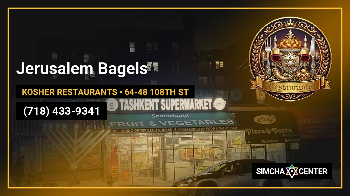 Jerusalem Bagels — Kosher Restaurants