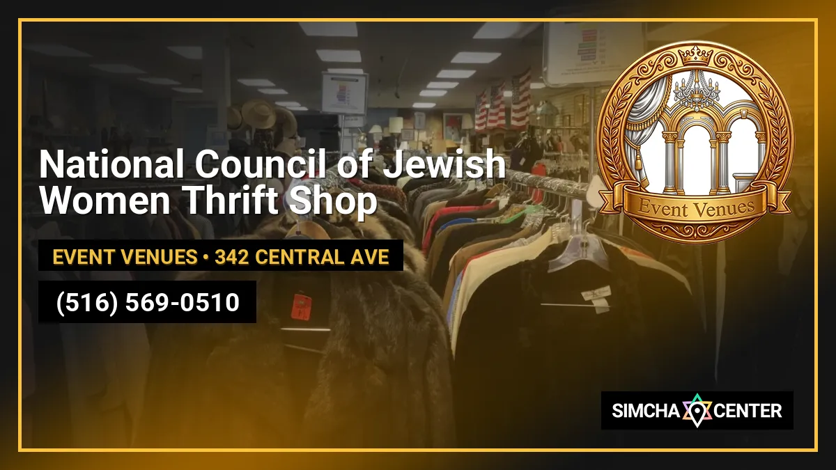 National Council of Jewish Women Thrift Shop — Event Venues