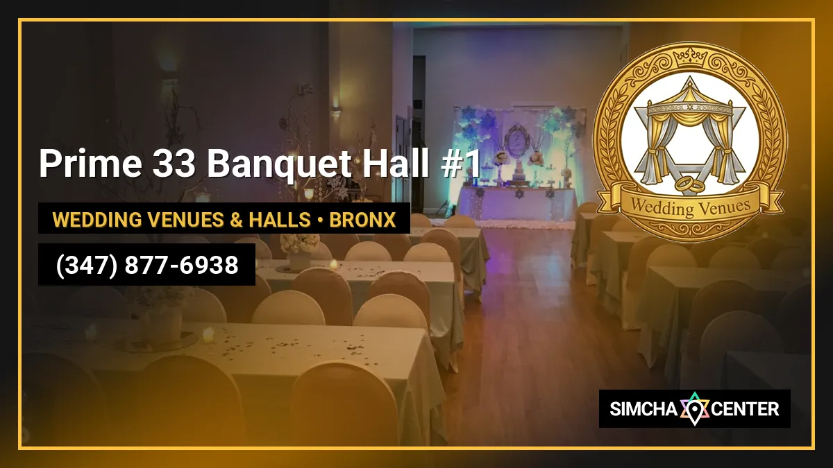 Prime 33 Banquet Hall #1 — Wedding Venues & Halls