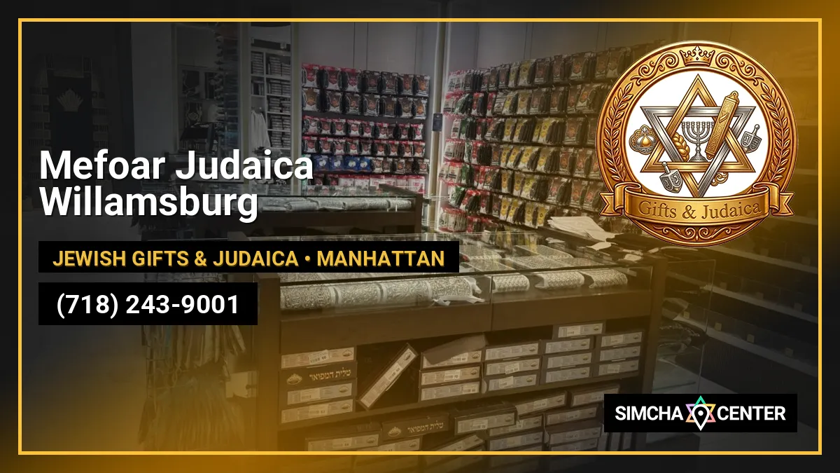 Mefoar Judaica Willamsburg — Jewish Gifts & Judaica
