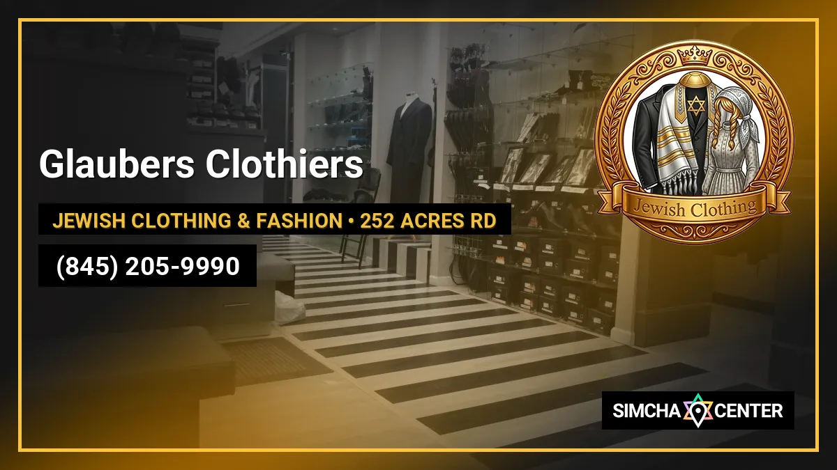 Glaubers Clothiers — Jewish Clothing & Fashion