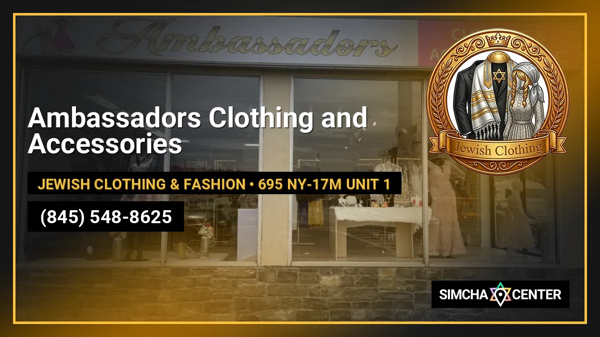 Ambassadors Clothing and Accessories — Jewish Clothing & Fashion