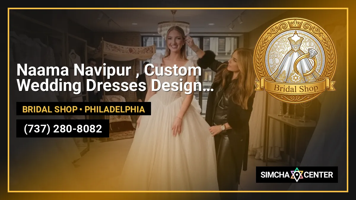 Naama Navipur , Custom Wedding Dresses Designer and Bridal Alterations expert — Bridal Shop
