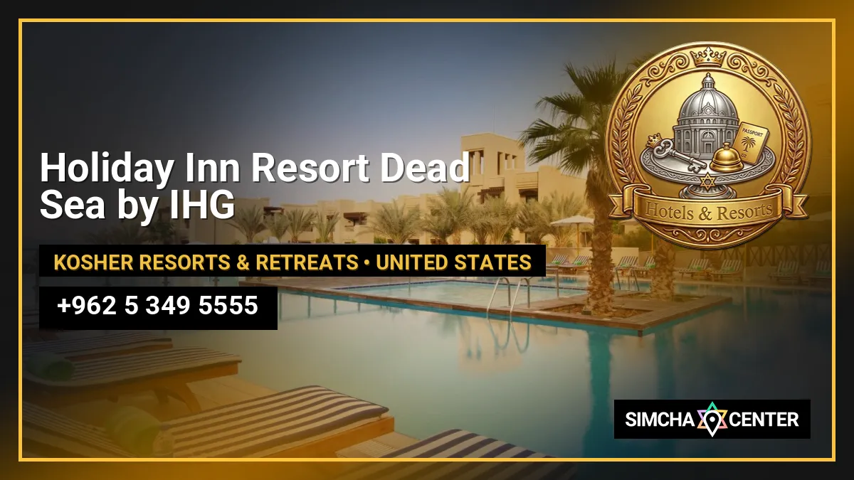 Holiday Inn Resort Dead Sea by IHG — Kosher Hotels & Lodging