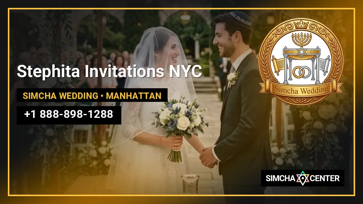 Stephita Invitations NYC — Simcha Wedding