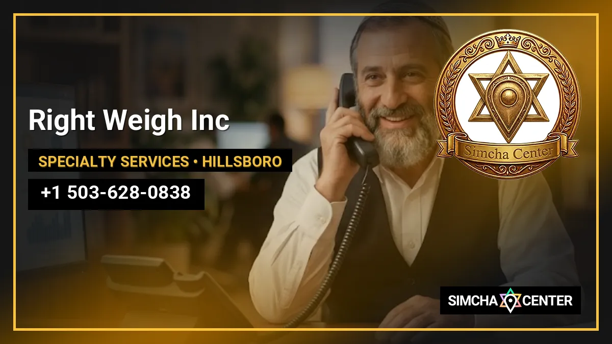 Right Weigh Inc — Specialty Services