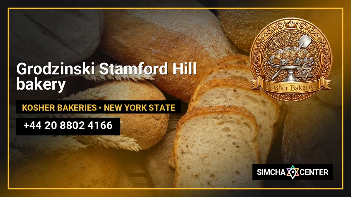 Grodzinski Stamford Hill bakery — Kosher Bakeries