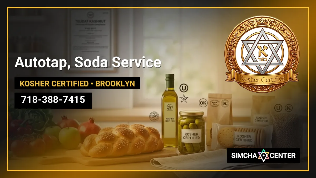 Autotap, Soda Service — Kosher Certified