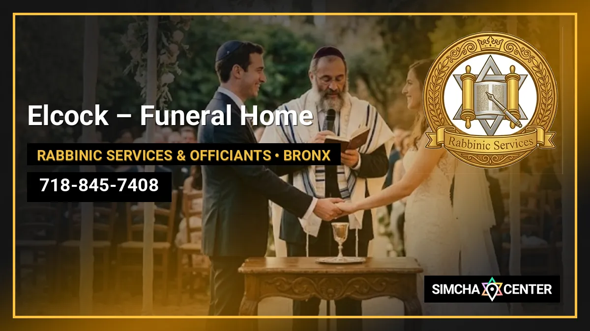 Elcock – Funeral Home — Rabbinic Services & Officiants