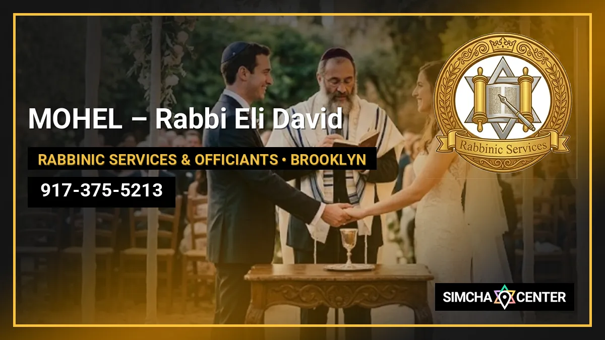 MOHEL – Rabbi Eli David — Mohel & Bris Milah