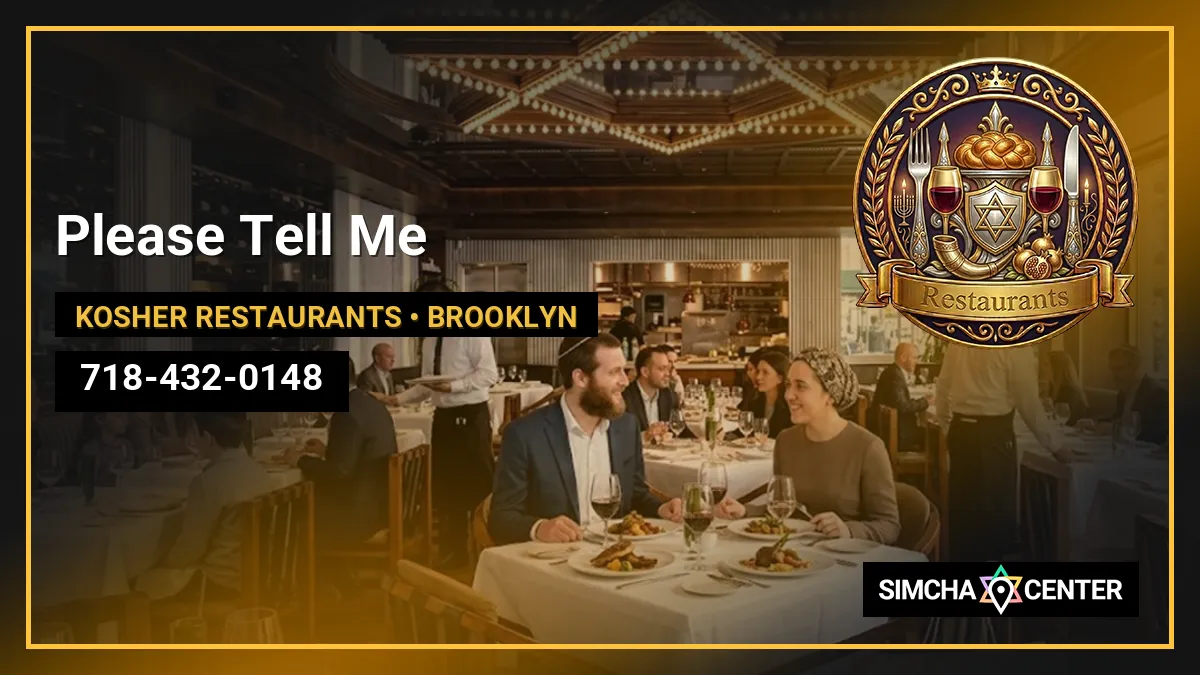 Please Tell Me — Kosher Restaurants