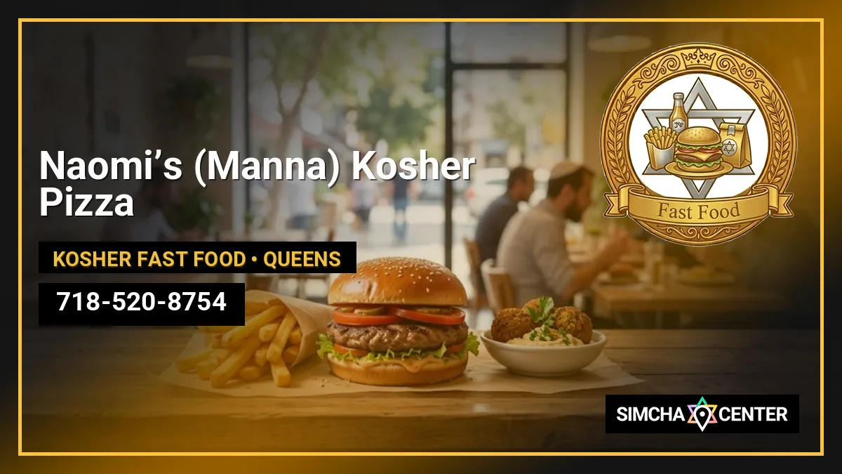 Naomi’s (Manna) Kosher Pizza — Kosher Fast Food