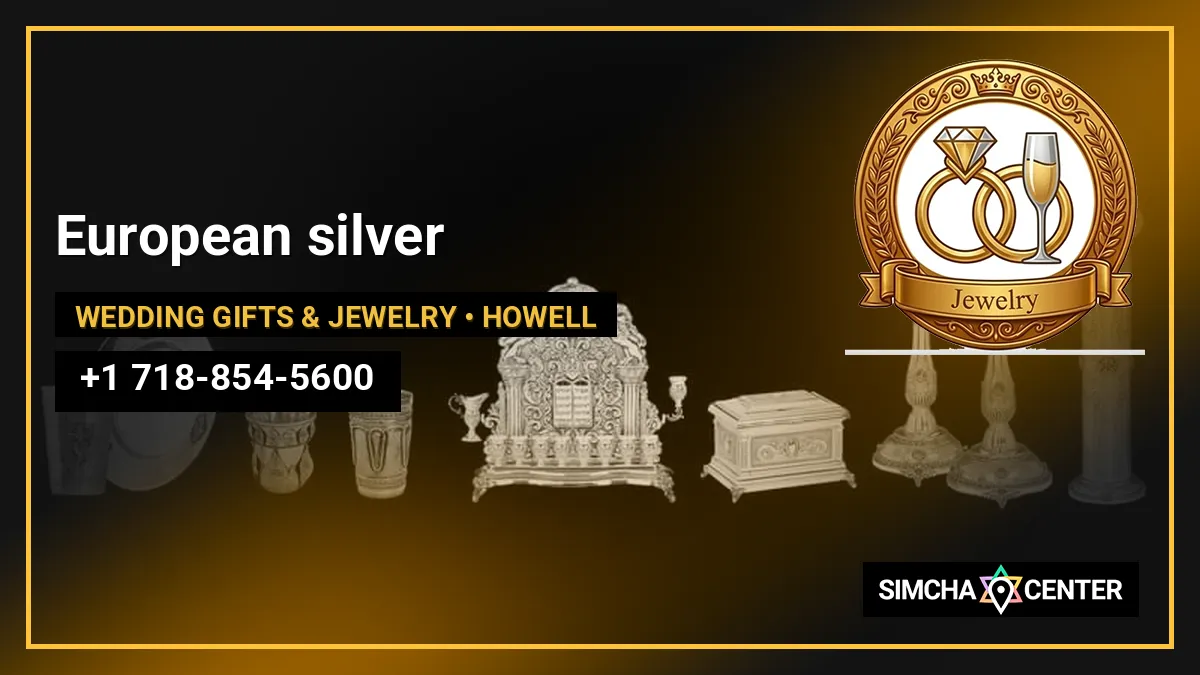 European silver — Wedding Gifts & Jewelry